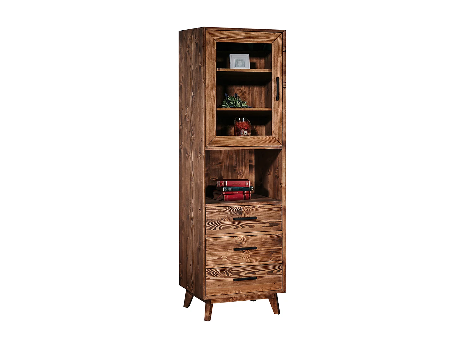 1 deur 3 laden 1 nis Nostalgie dressoir - Hout