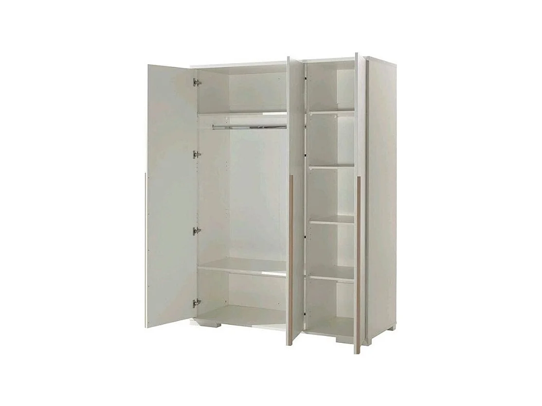 Armoire 3 Portes "London" 195cm Blanc