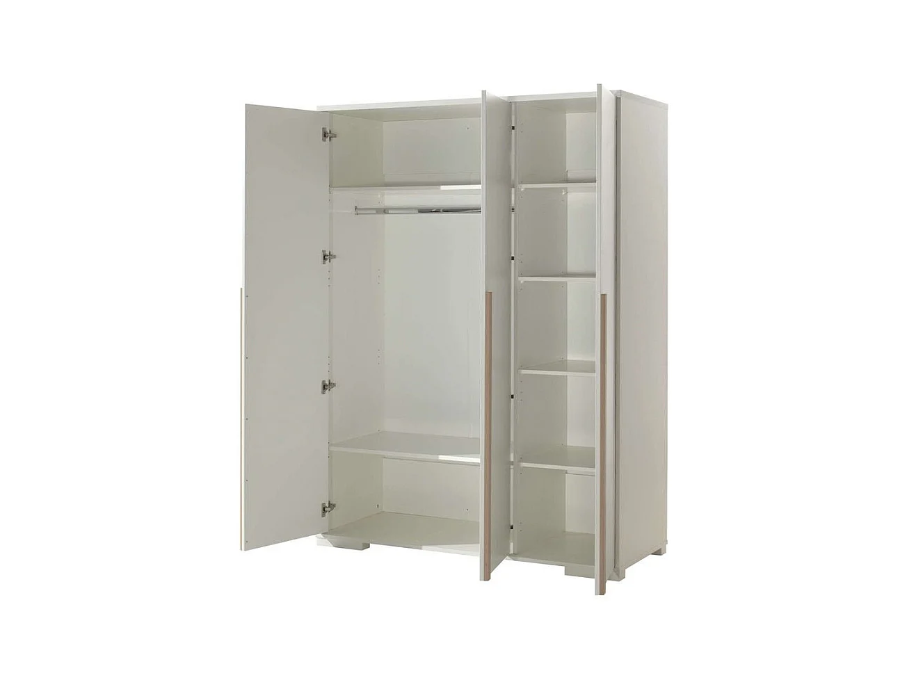 Armoire 3 Portes "London" 195cm Blanc