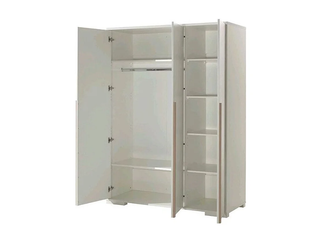 Armoire 3 Portes "London" 195cm Blanc