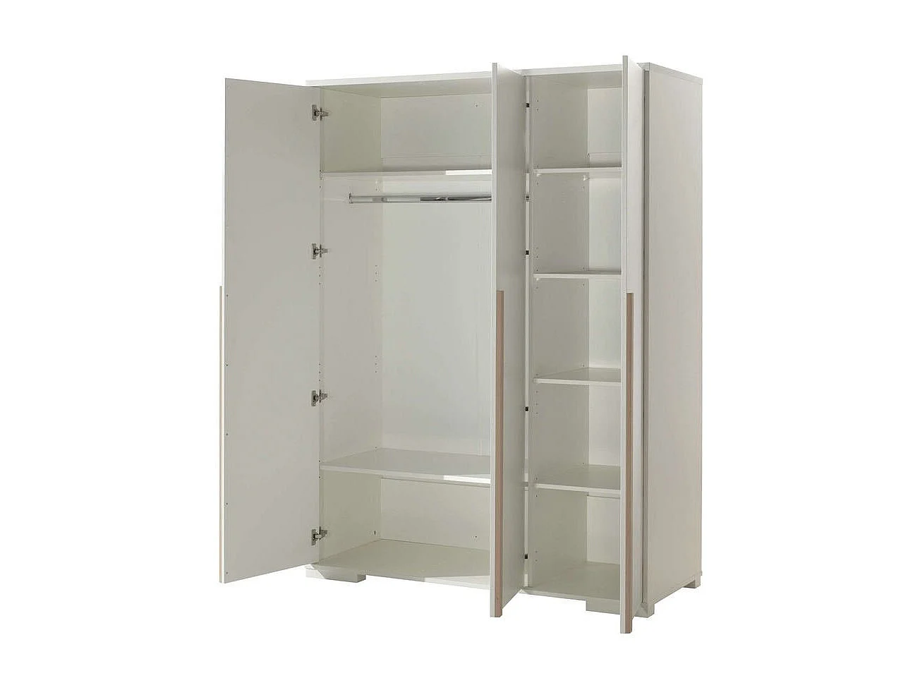 Armoire 3 Portes "London" 195cm Blanc