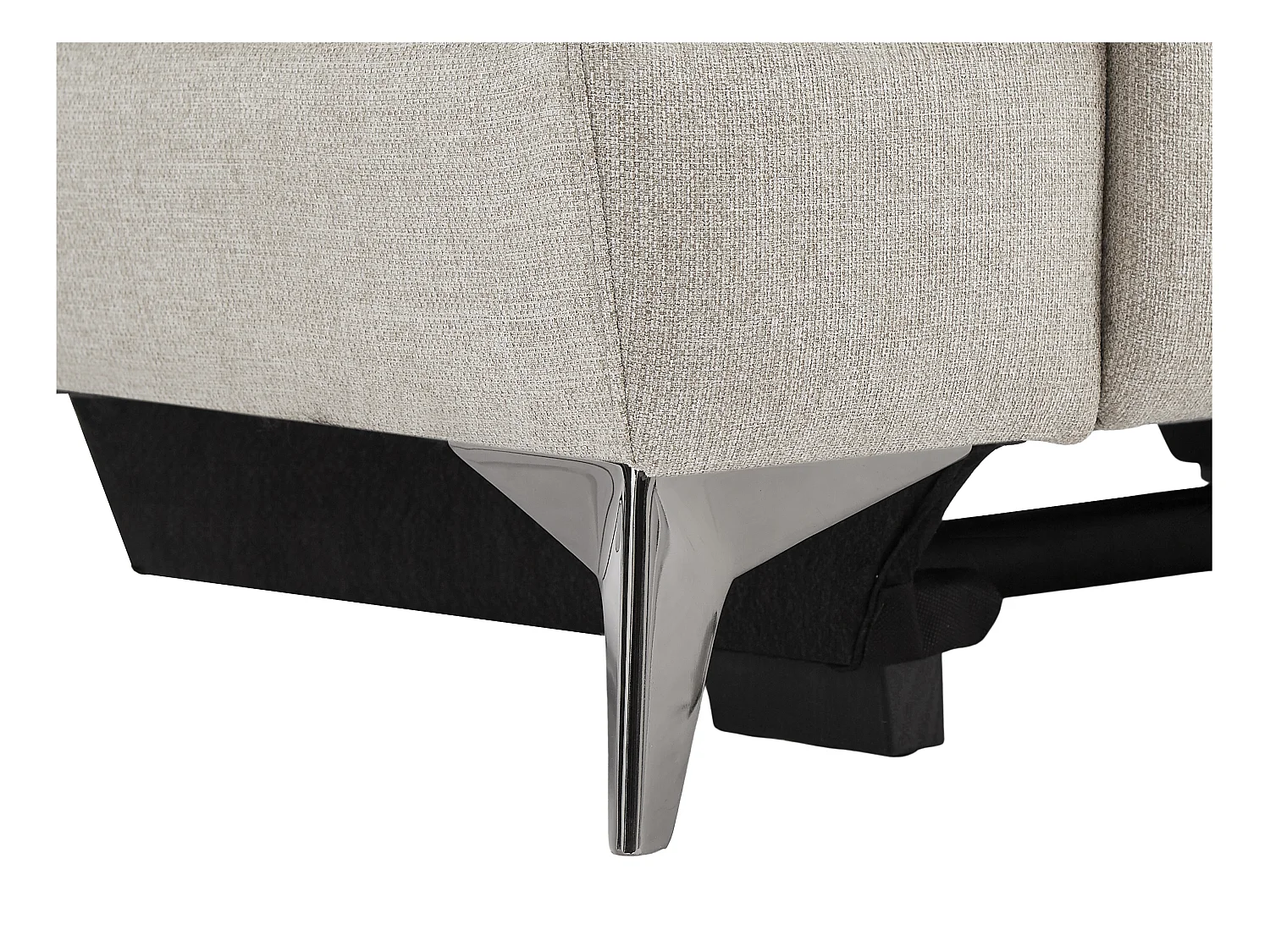 Relaxsofa elektrisch 2-Sitzer - Stoff - Beige - MACARI