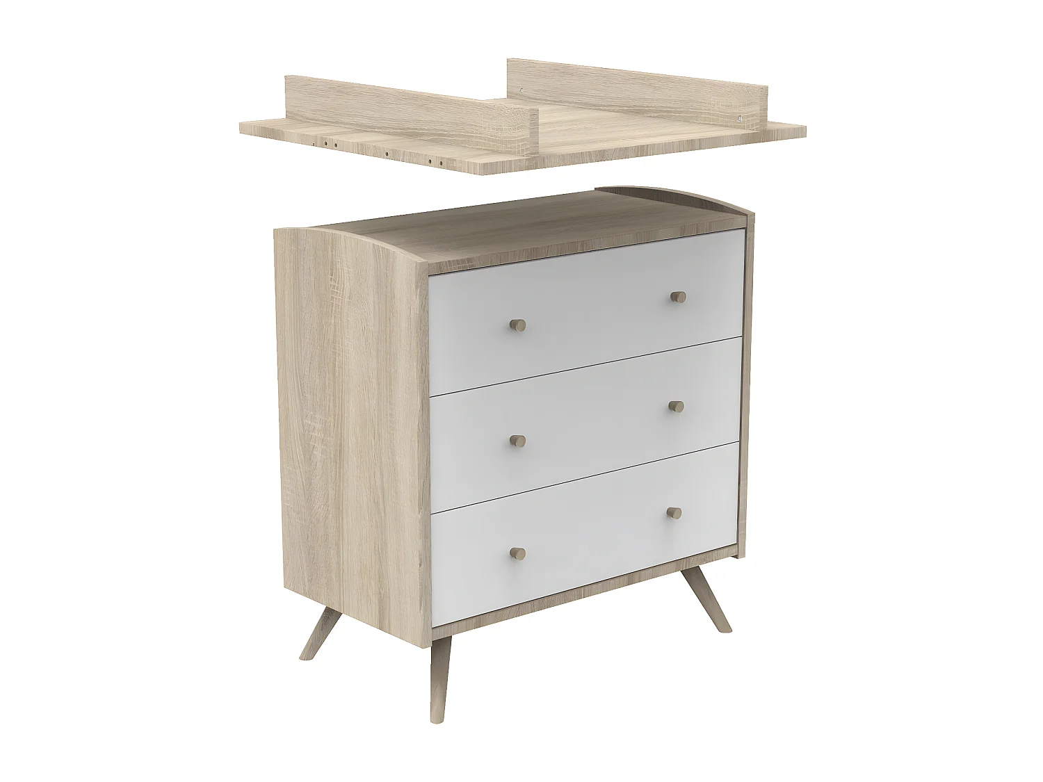 Cambiador para cómoda