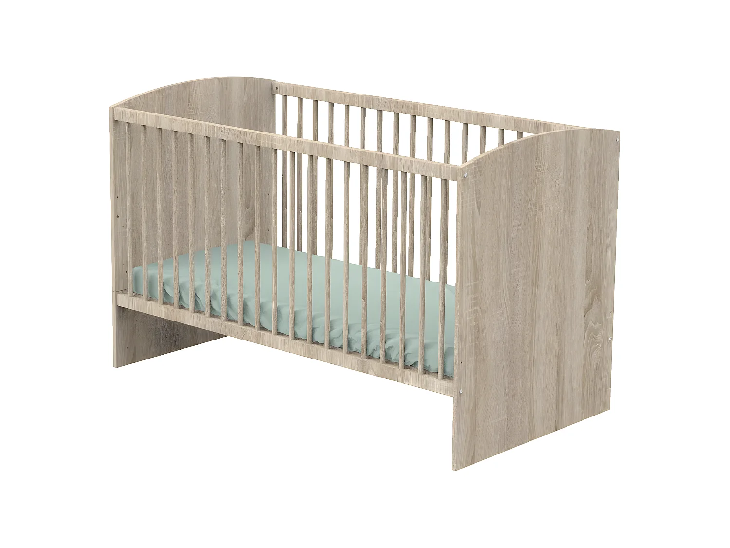 Lit évolutif 70x140 et armoire Access - Bois de chêne