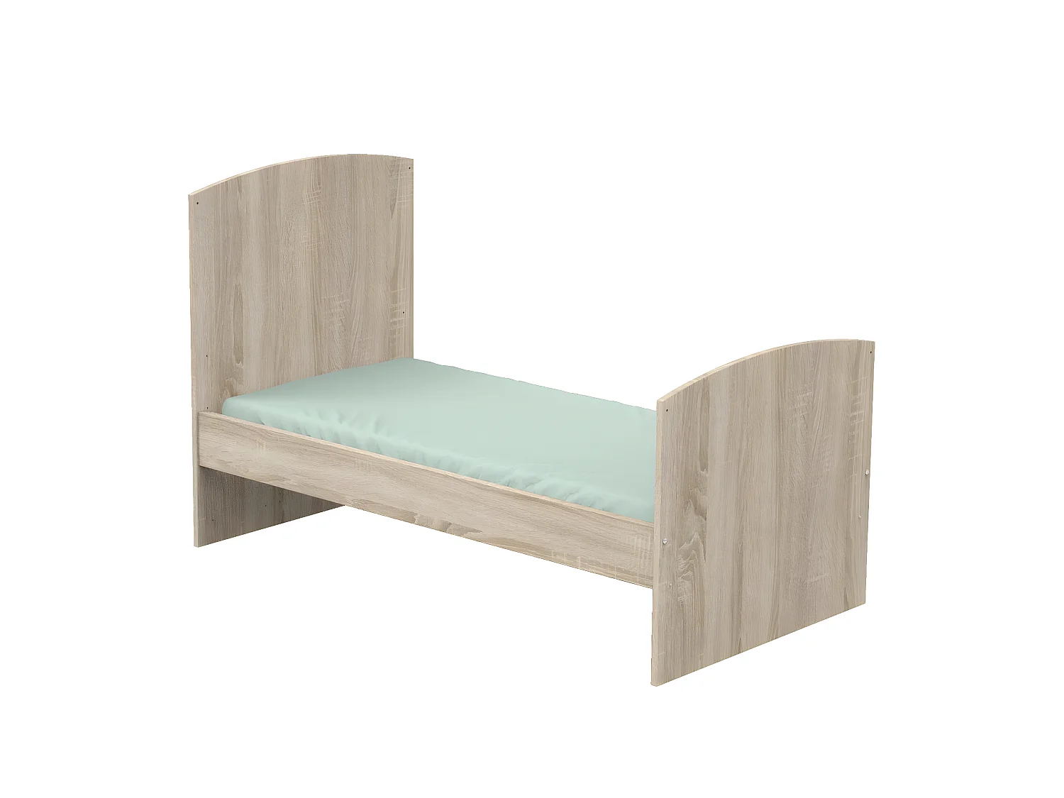 Lit évolutif 70x140 et armoire Access - Bois de chêne