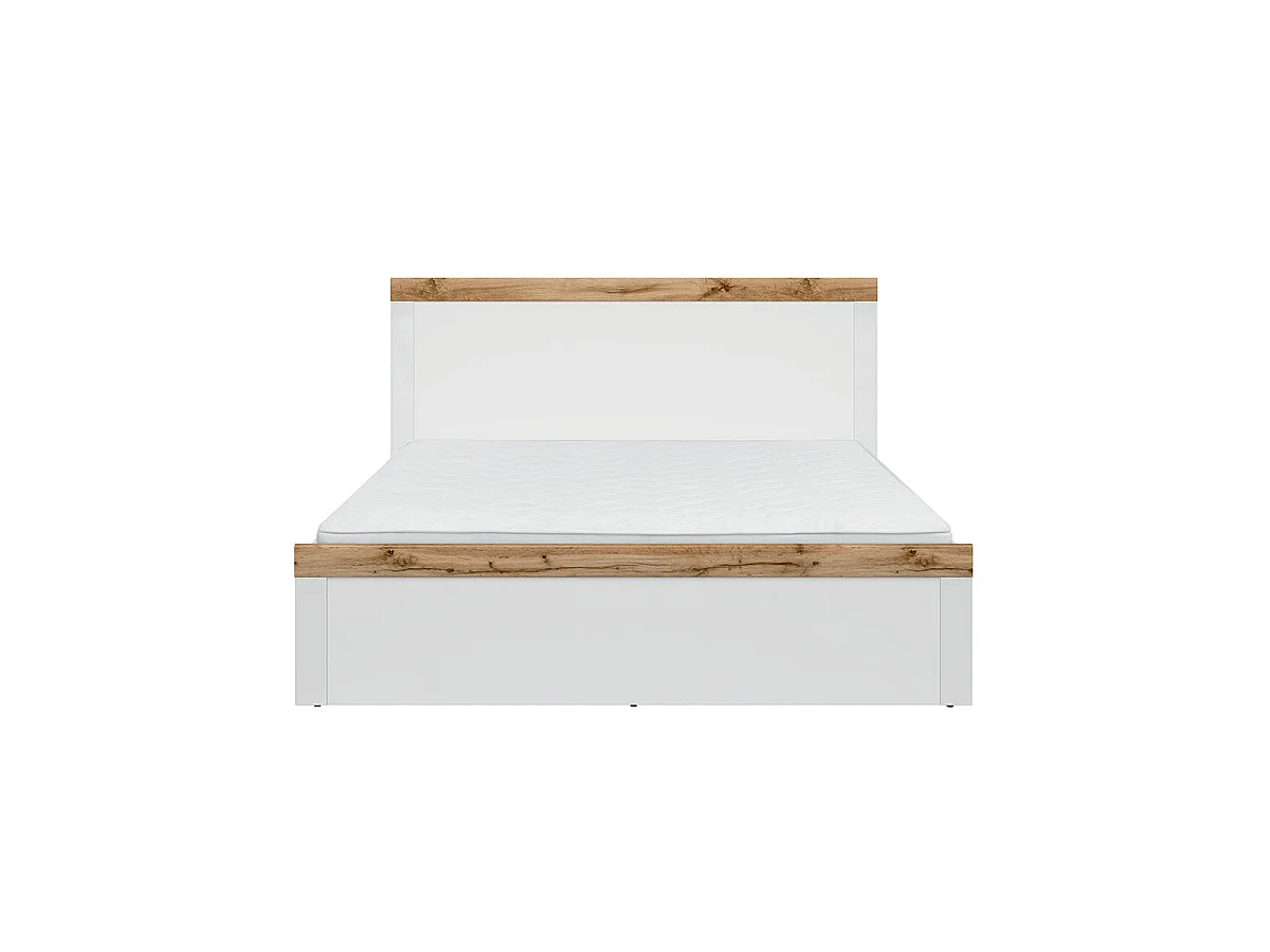 Seng 160x200 Hella Hvid og Træ