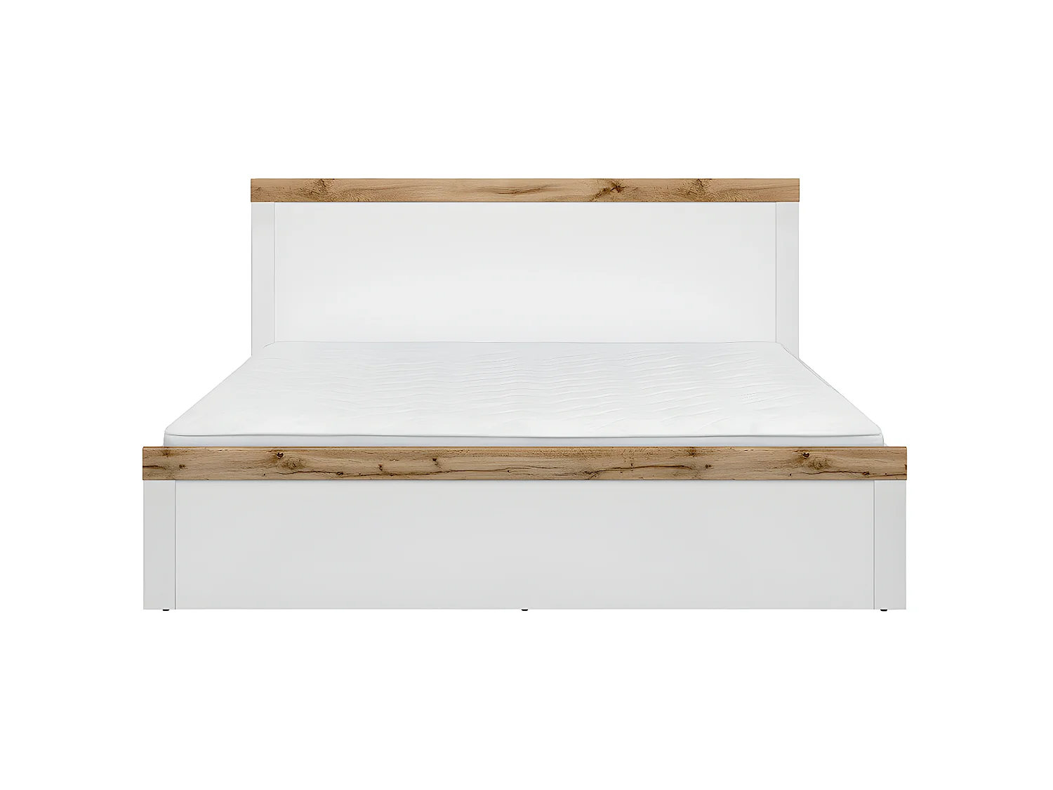 Lit 180x200 Hella Blanc et Bois