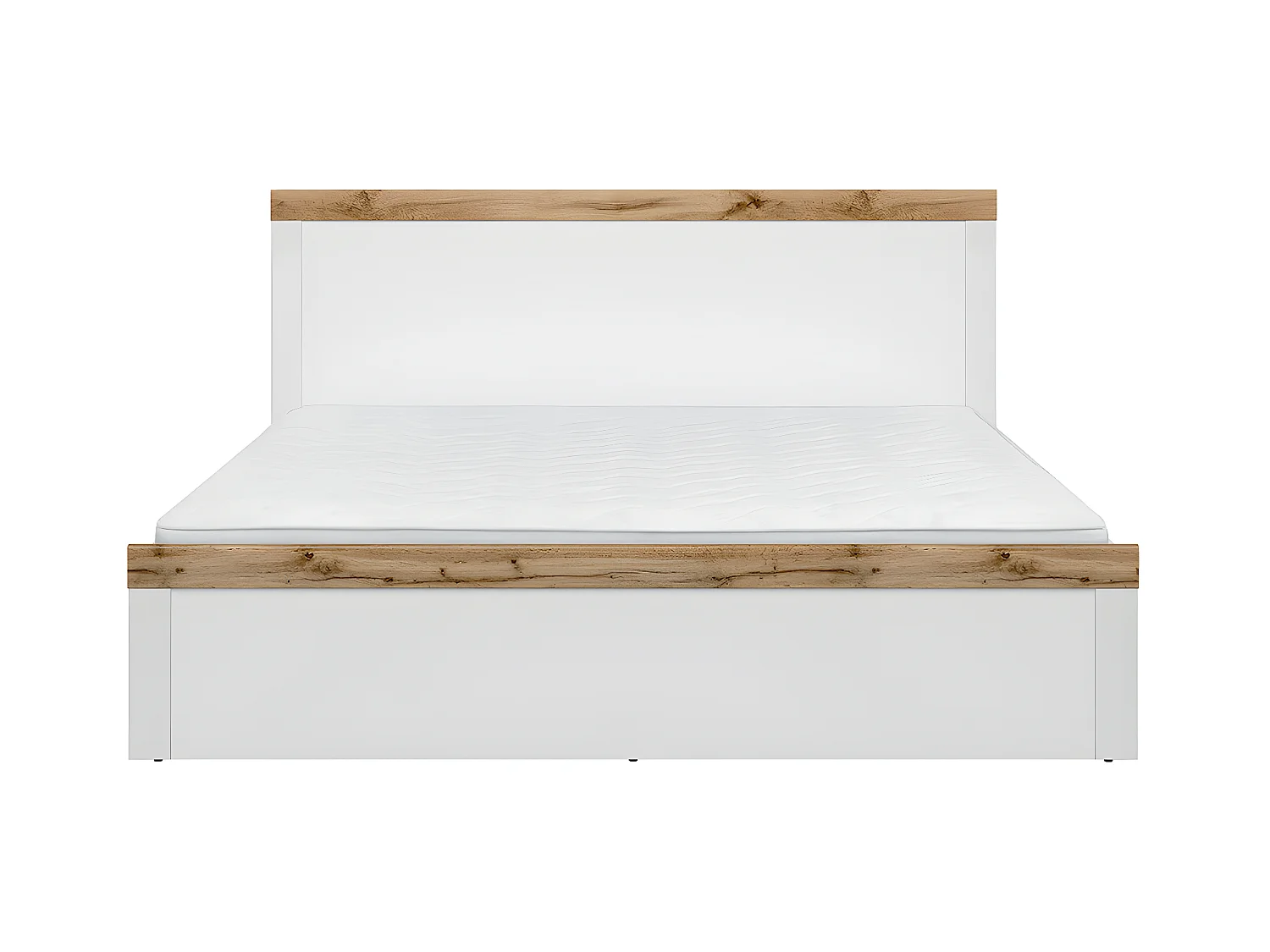 Lit 180x200 Hella Blanc et Bois