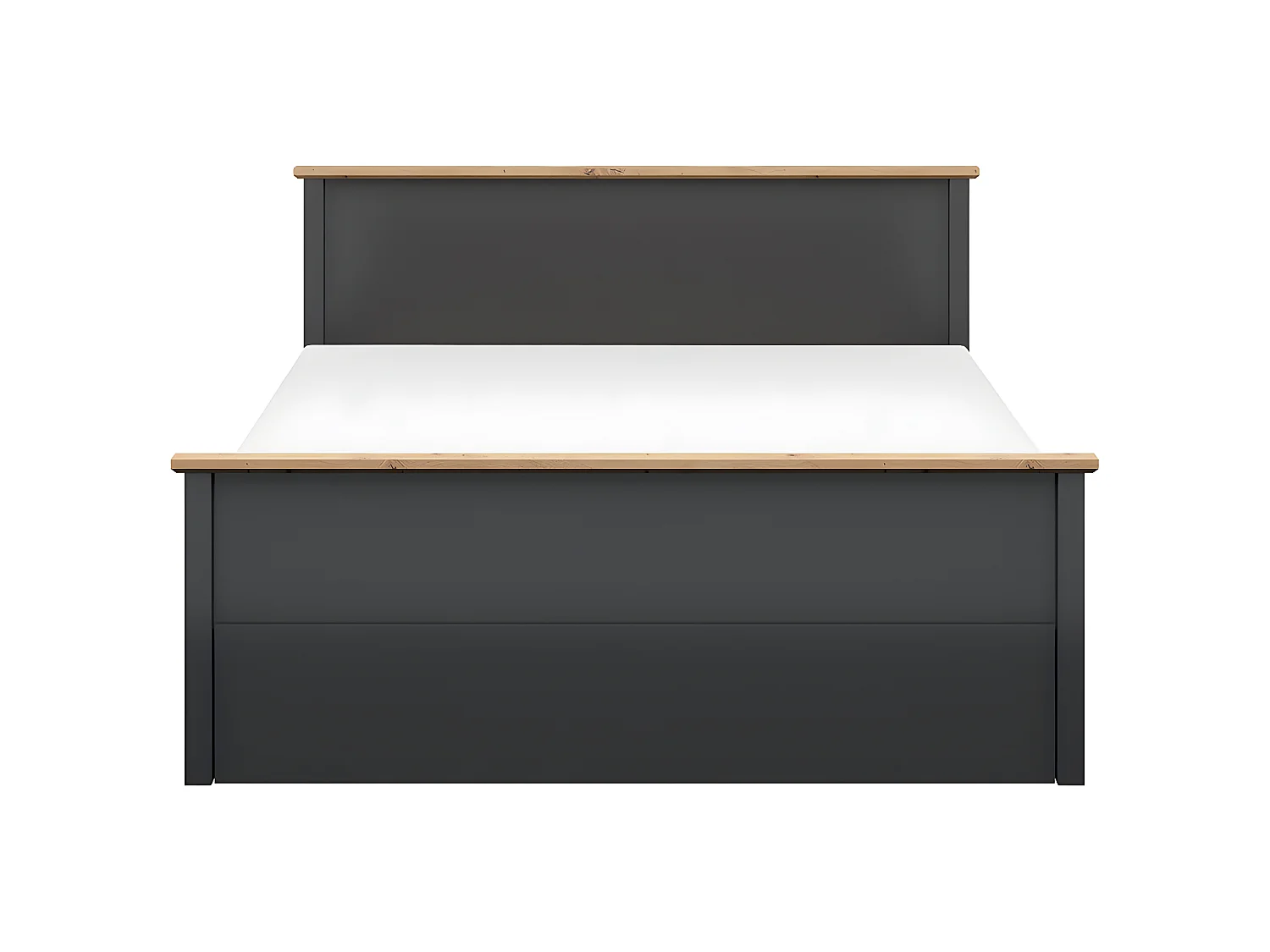 Eend Charcoal Grey en Hout 160x200 bed