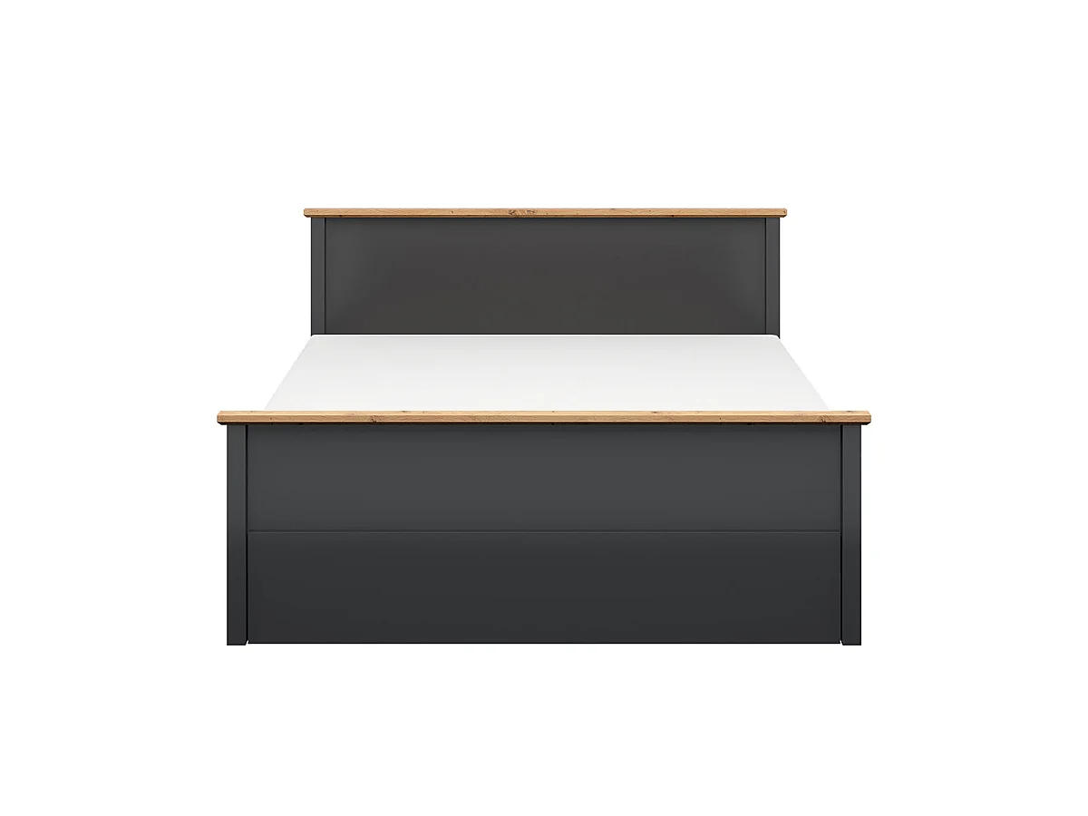 Eend Charcoal Grey en Hout 160x200 bed