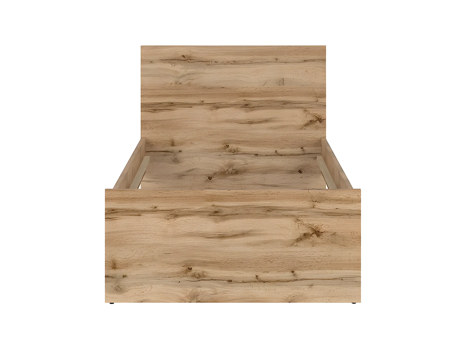 Lit 90x200 June Blanc et Bois