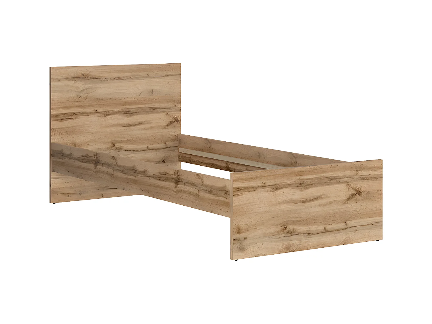 Lit 90x200 June Blanc et Bois