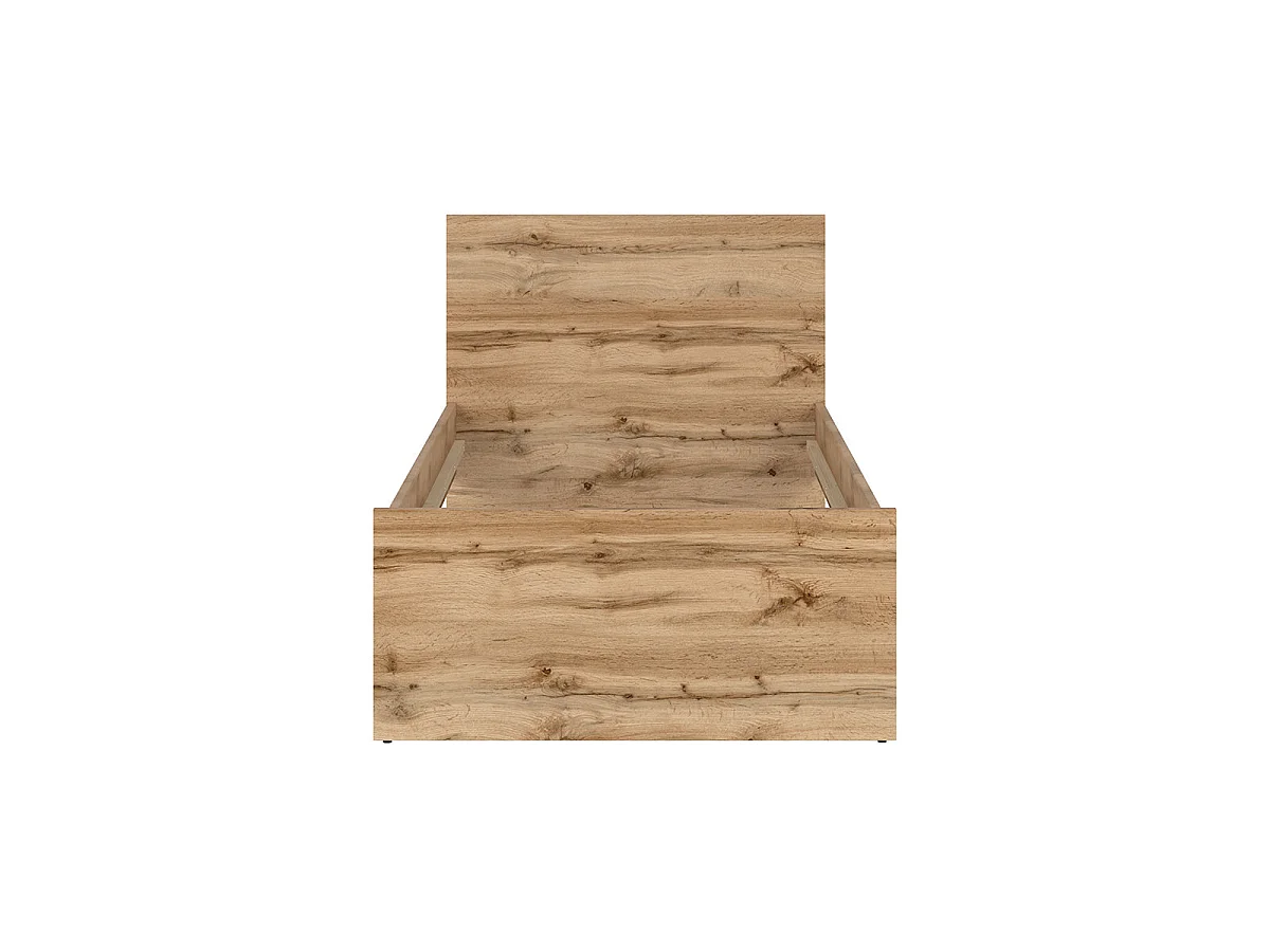 Lit 90x200 June Blanc et Bois