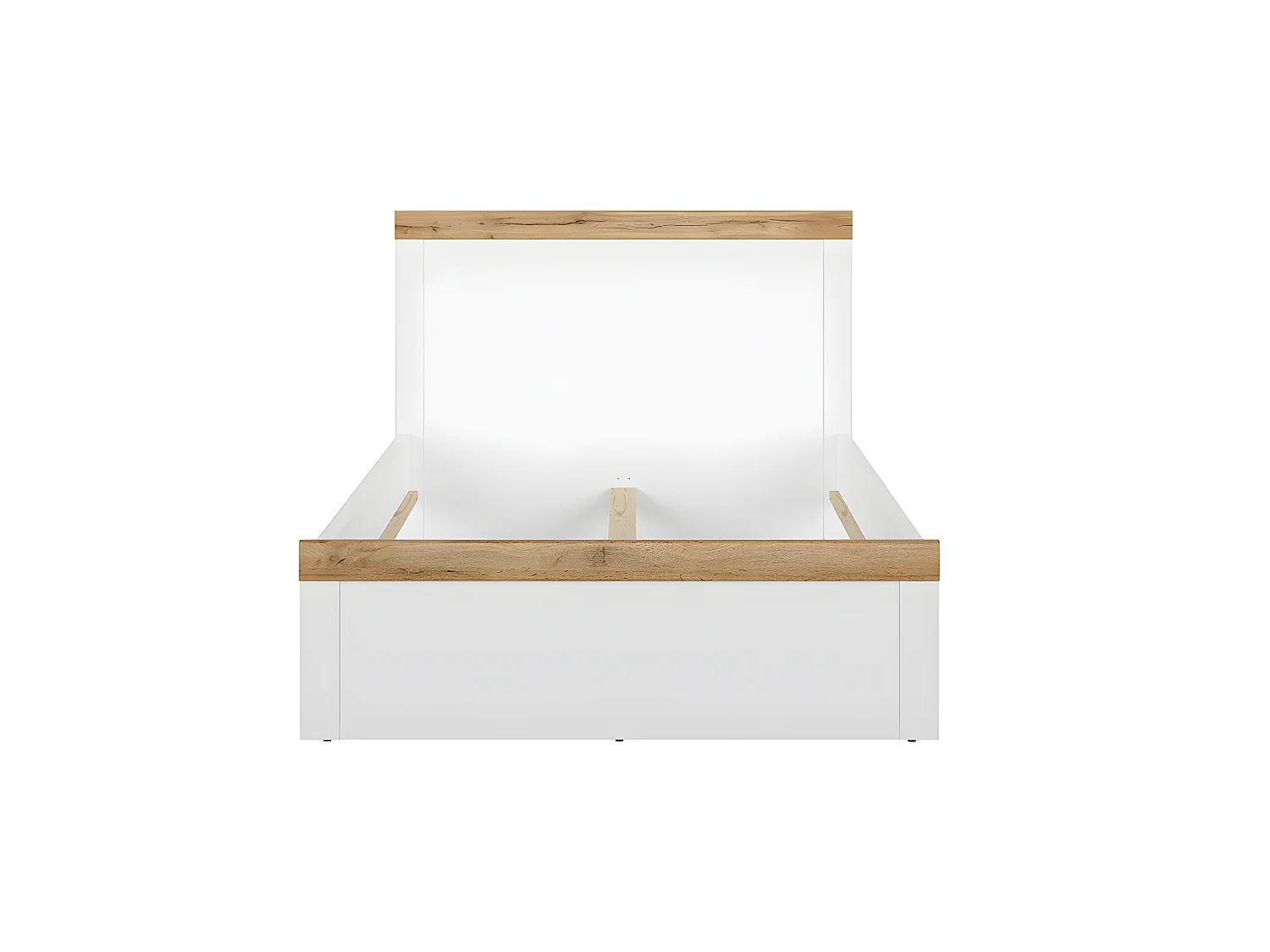 Lit 120x200 Hella Blanc et Bois