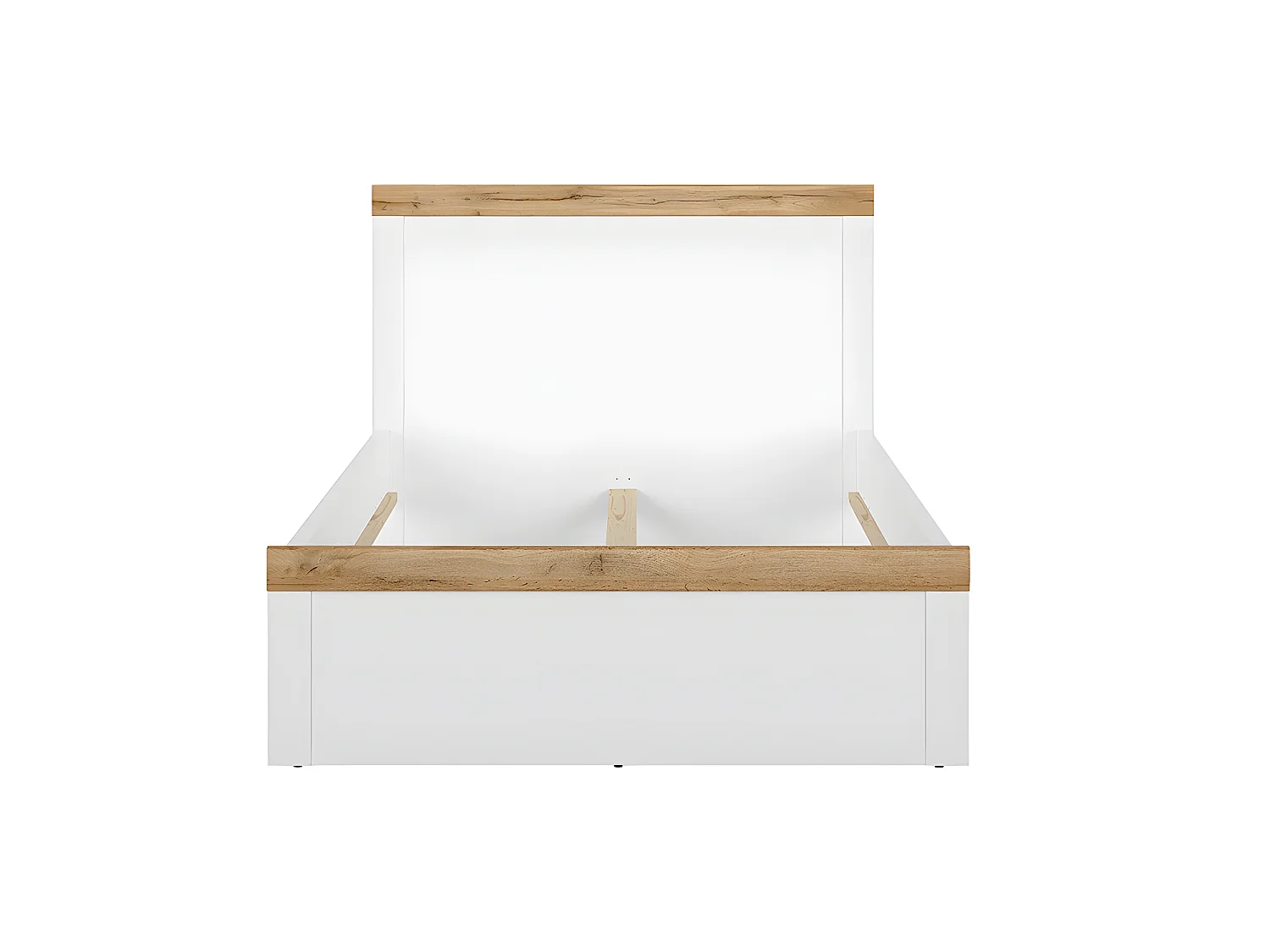 Lit 120x200 Hella Blanc et Bois