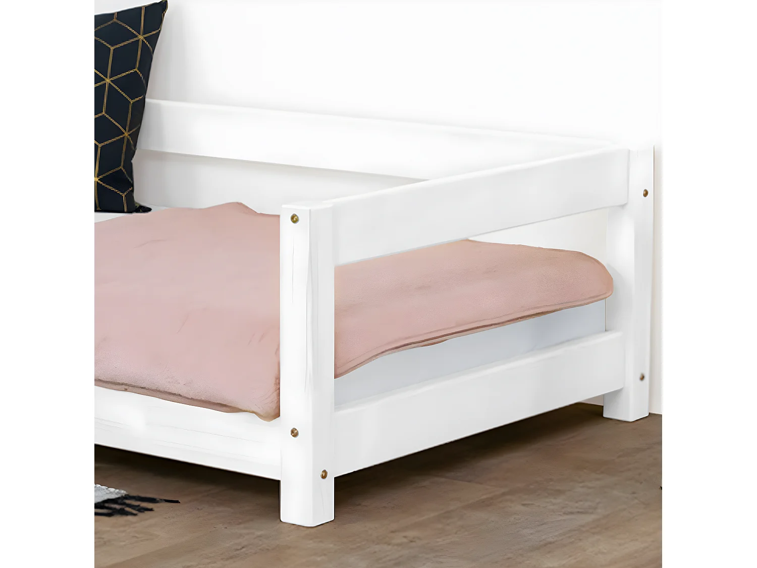 Lit enfant 120x190 Study - Blanc