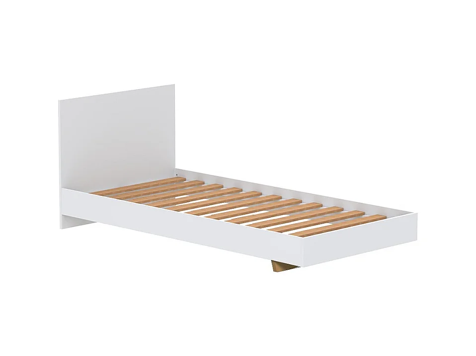 Lit LOFT 90x190 cm + sommier / Blanc