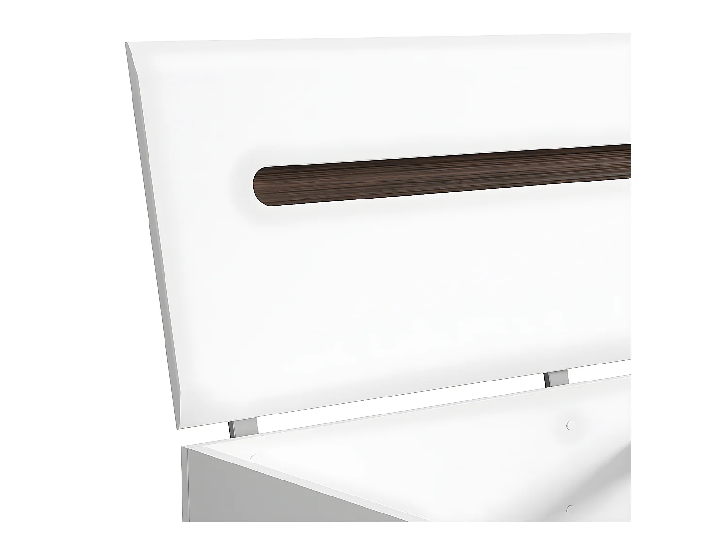 Letto matrimoniale Darrel bianco 160x200cm