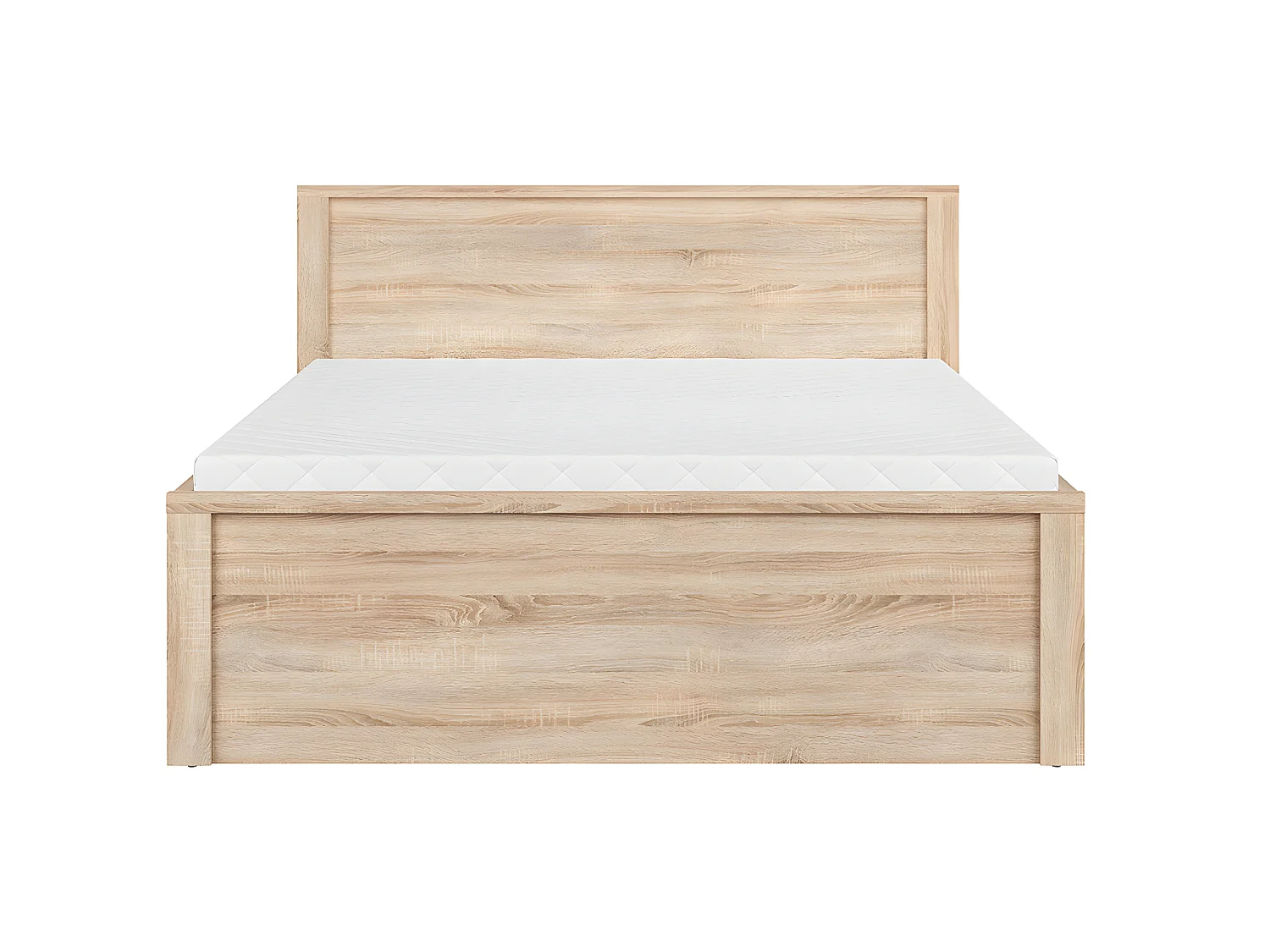 Bed 160x200 hoog hoofdeinde Soren Wood