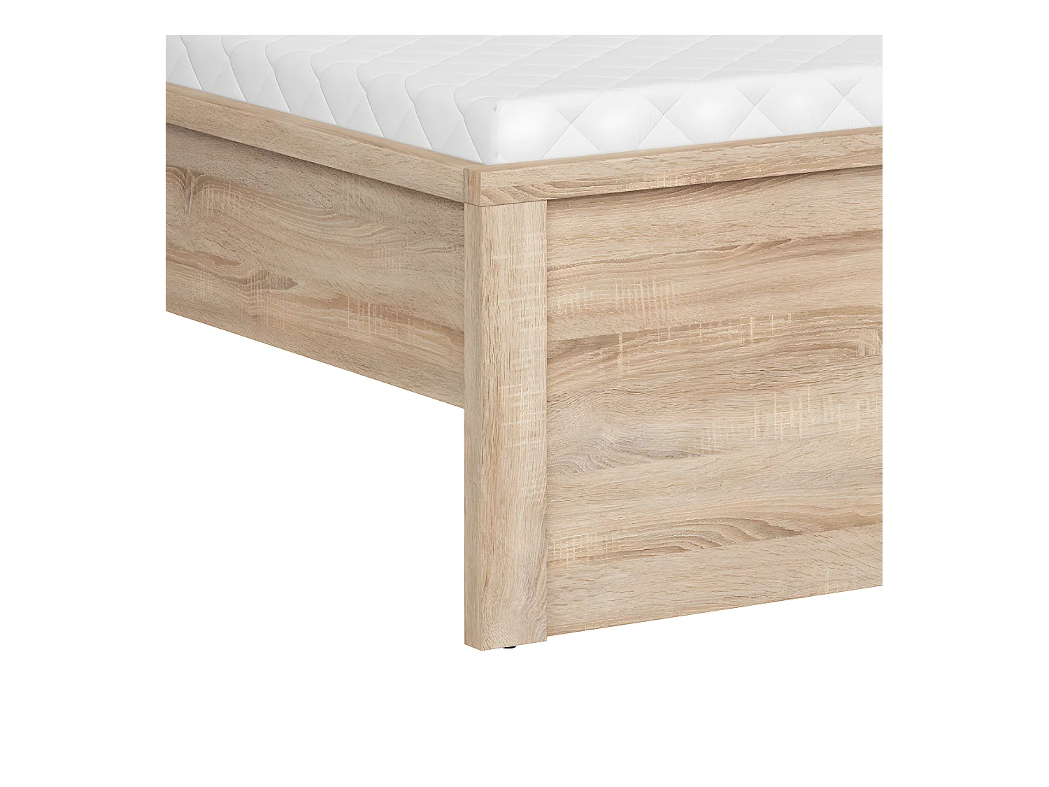 Bed 160x200 hoog hoofdeinde Soren Wood