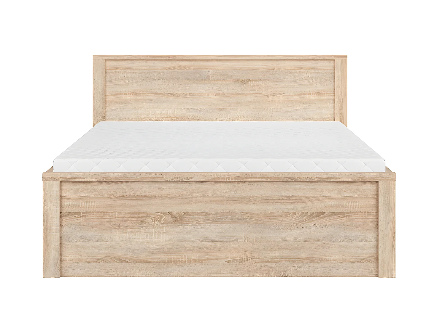 Bed 160x200 hoog hoofdeinde Soren Wood