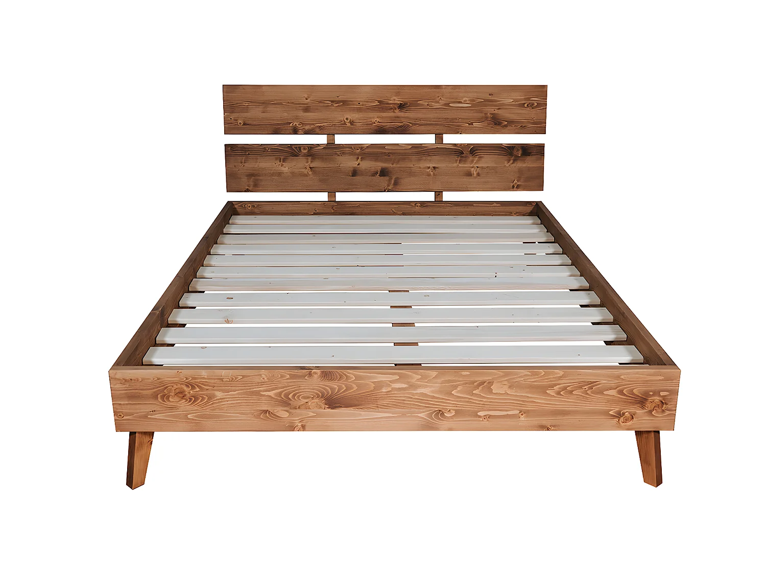Lit 160x200 sans sommier Nostalgie - Bois