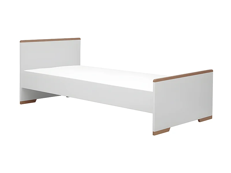 Lit junior Snap Blanc et bois