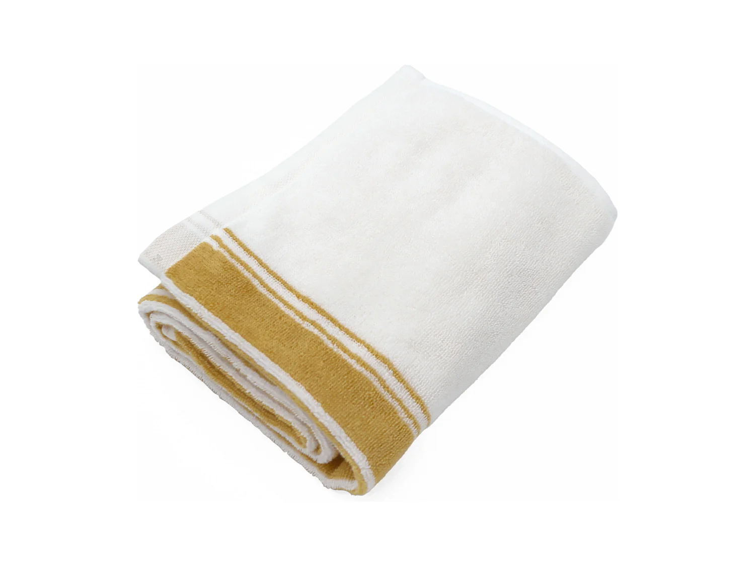 Serviette de toilette 50x100 cm coton RIBBON II jaune