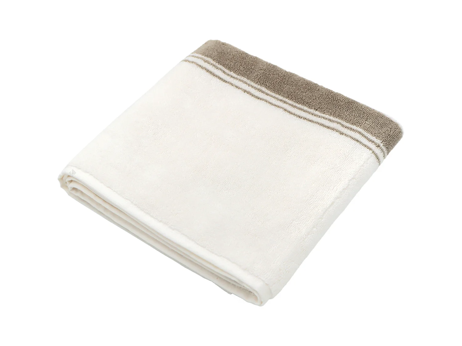 Serviette de toilette 50x100 cm coton RIBBON II beige