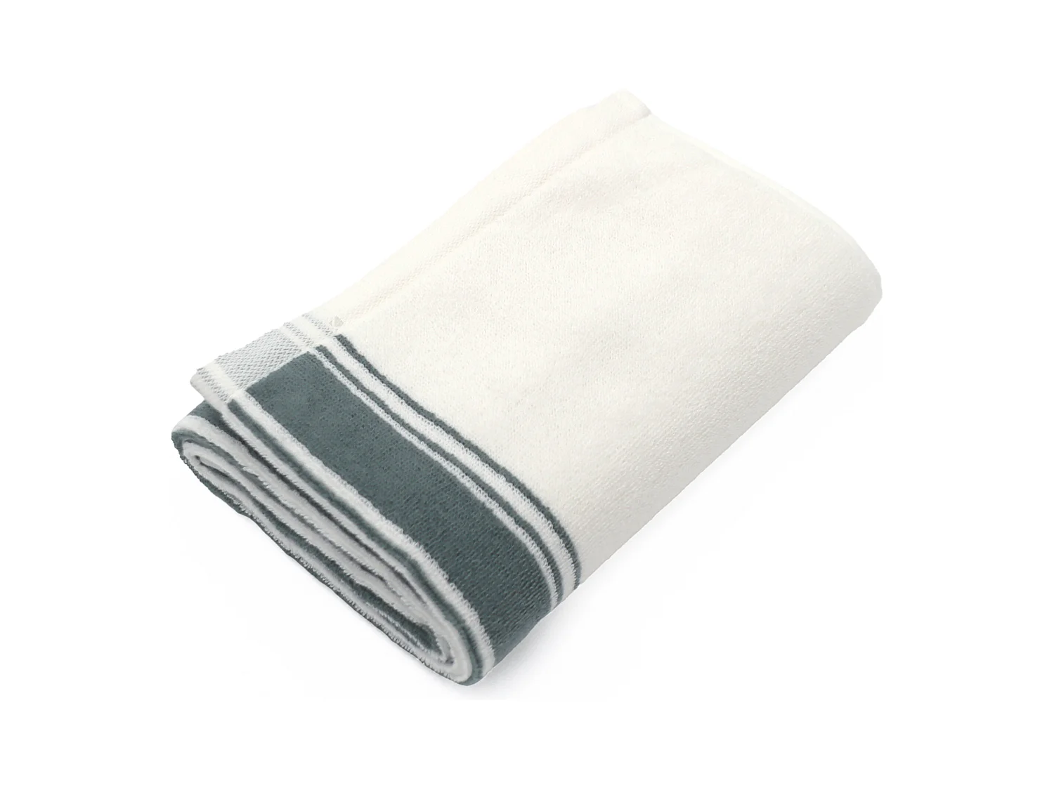 Serviette de toilette 50x100 cm coton RIBBON II vert