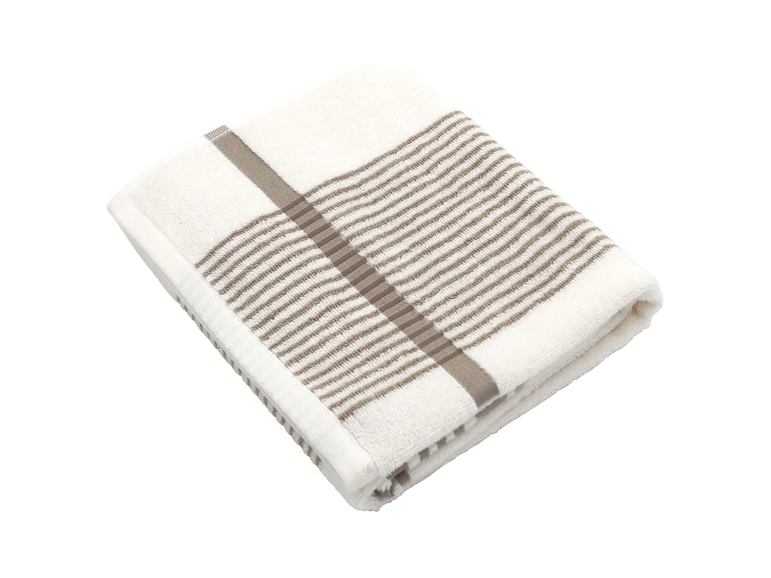 Serviette de toilette 50x100 cm coton RIBBON beige