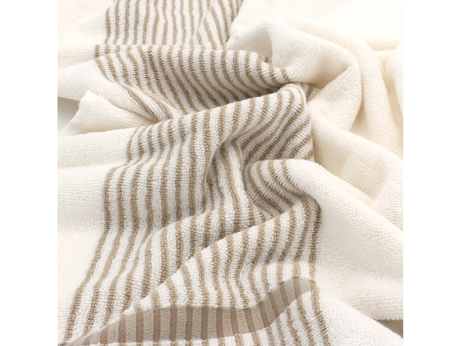 Serviette de toilette 50x100 cm coton RIBBON beige