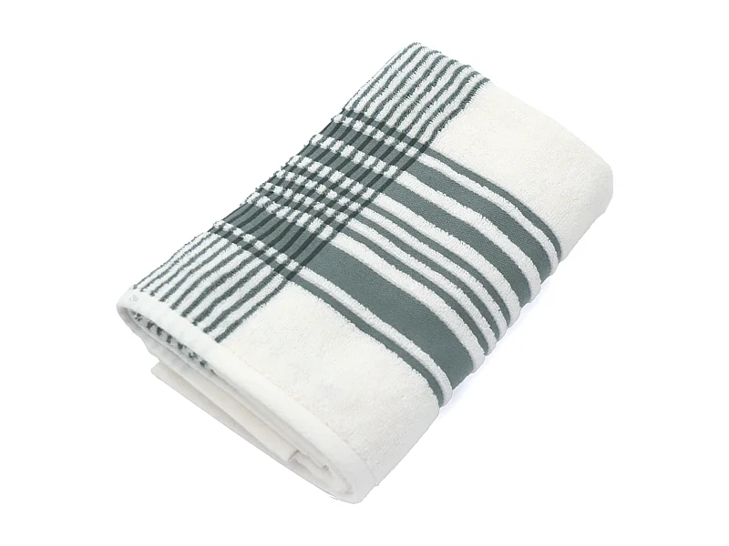Serviette de toilette 50x100 cm coton RIBBON vert
