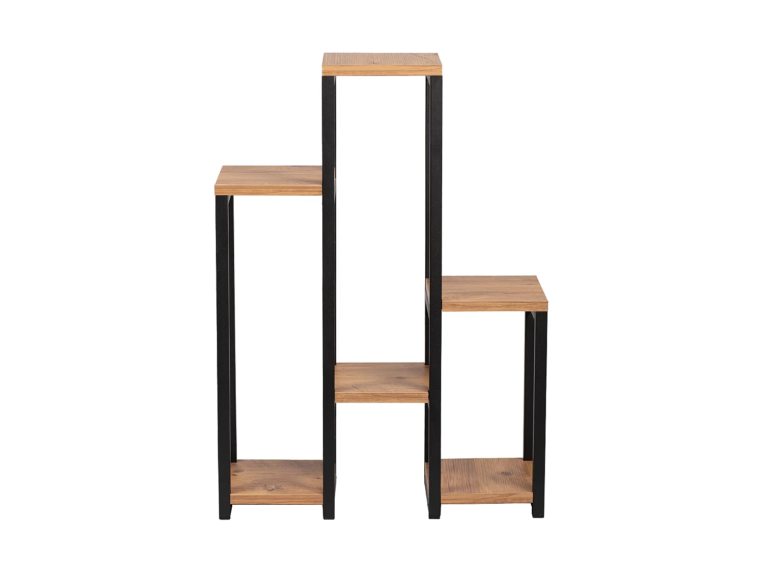 Étagère à plantes Rosenholm 6 étagères 78,5 x 56 x 20 cm noir effet bois [en.casa]