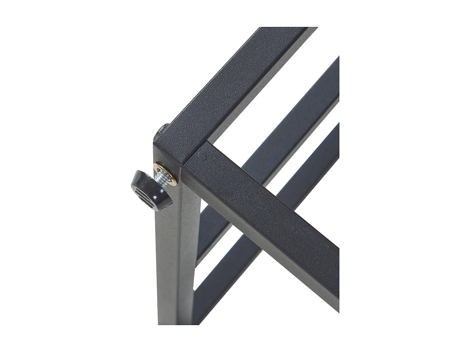 Étagère à plantes Ameland 4 niveaux noir effet bois [en.casa]