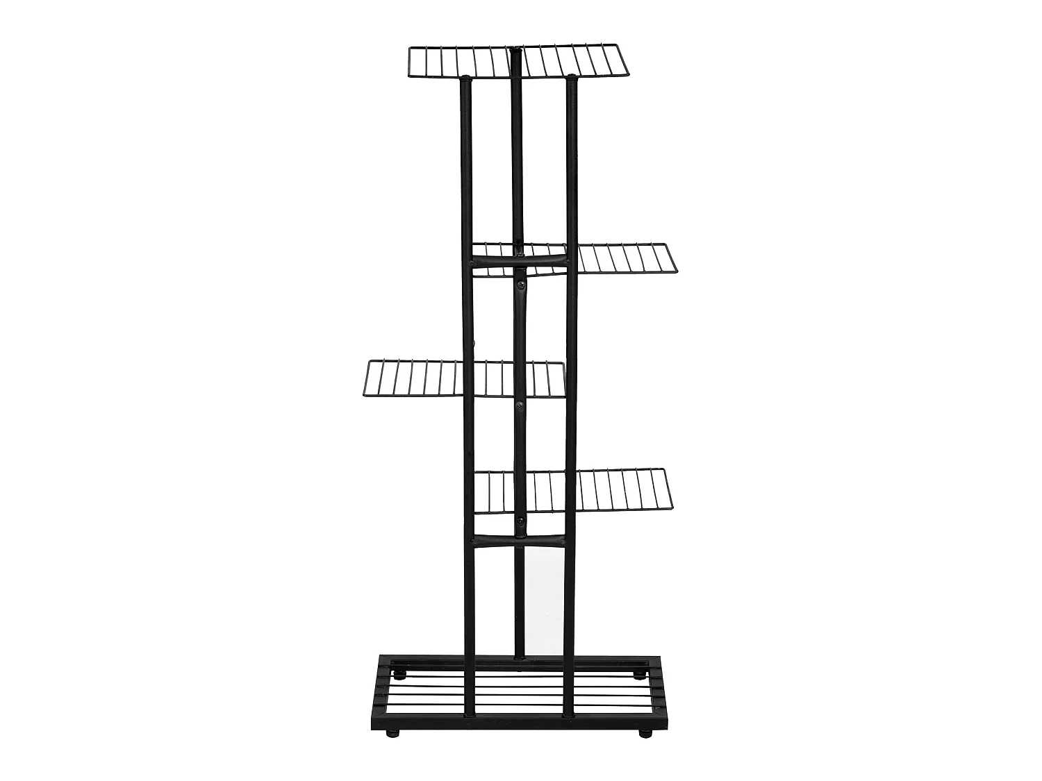 Étagère à plantes Beek à 4 niveaux noir [en.casa]