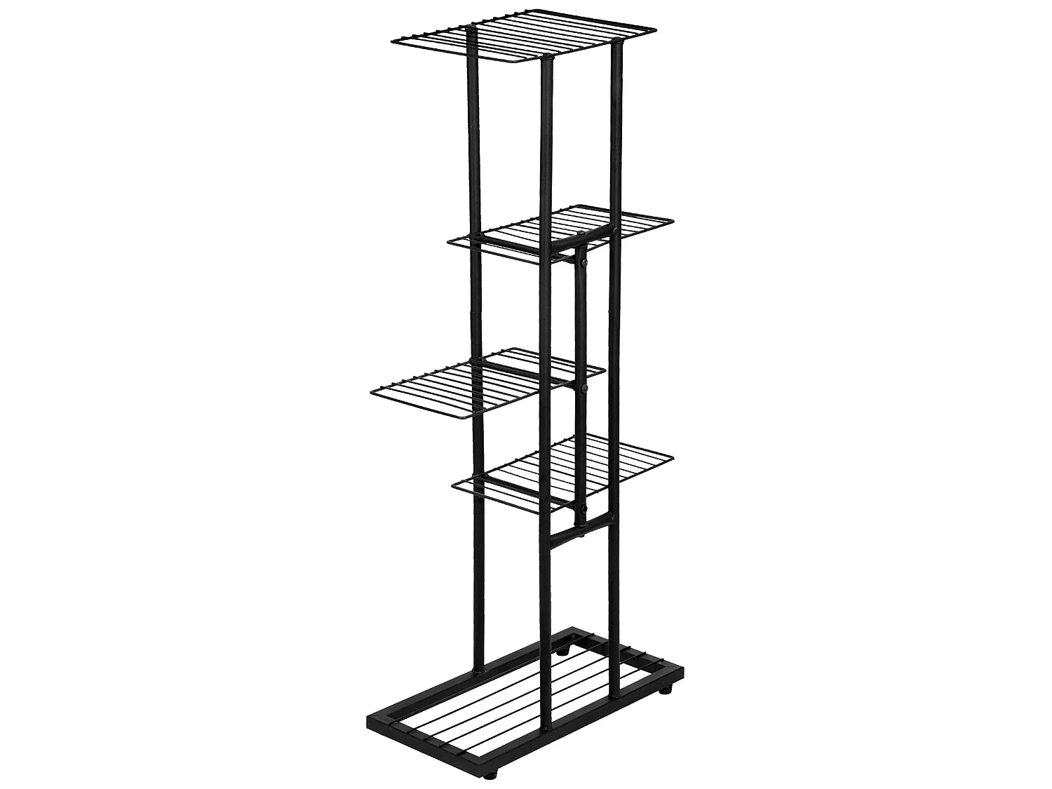 Étagère à plantes Beek à 4 niveaux noir [en.casa]
