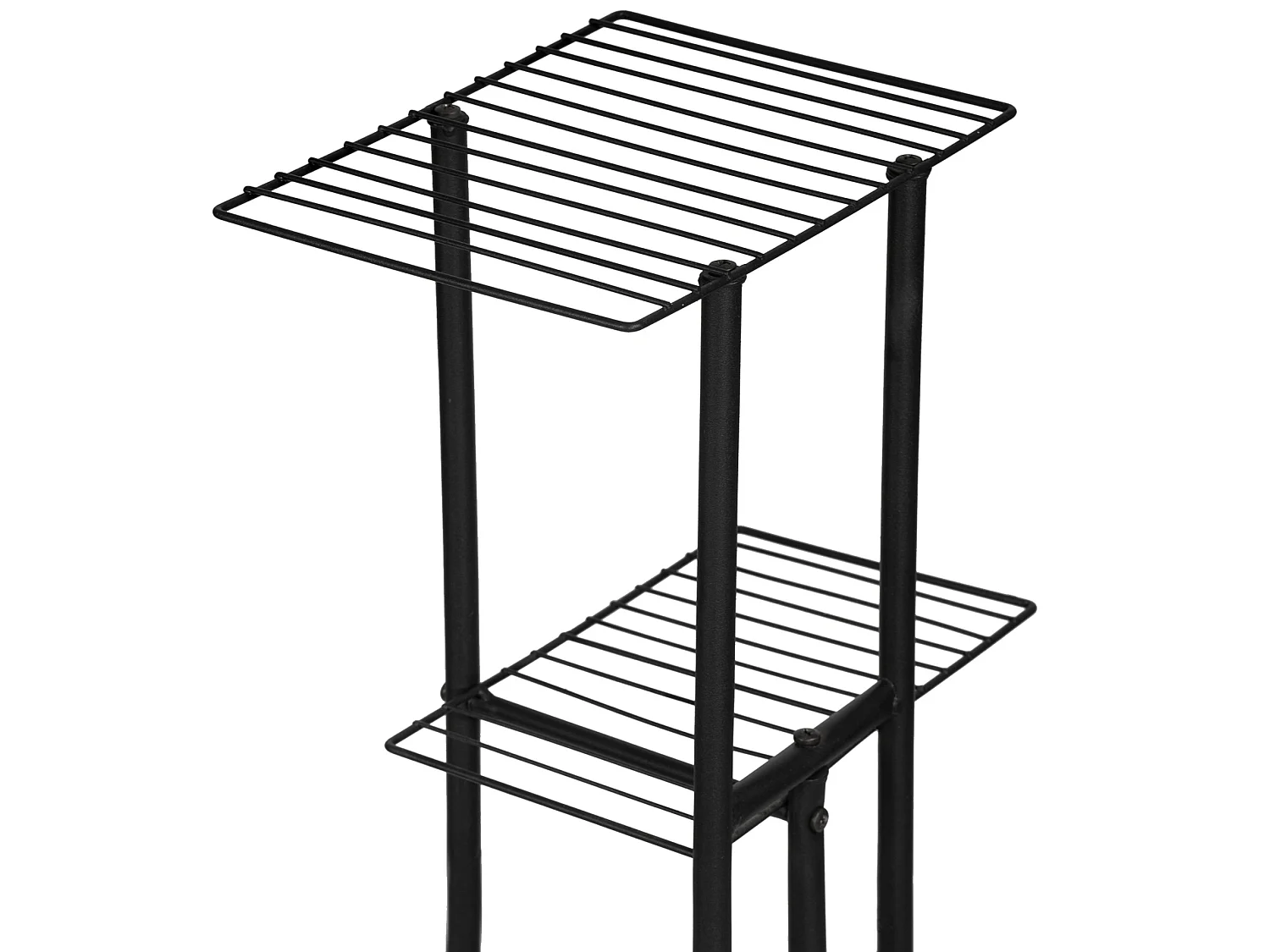 Étagère à plantes Beek à 4 niveaux noir [en.casa]