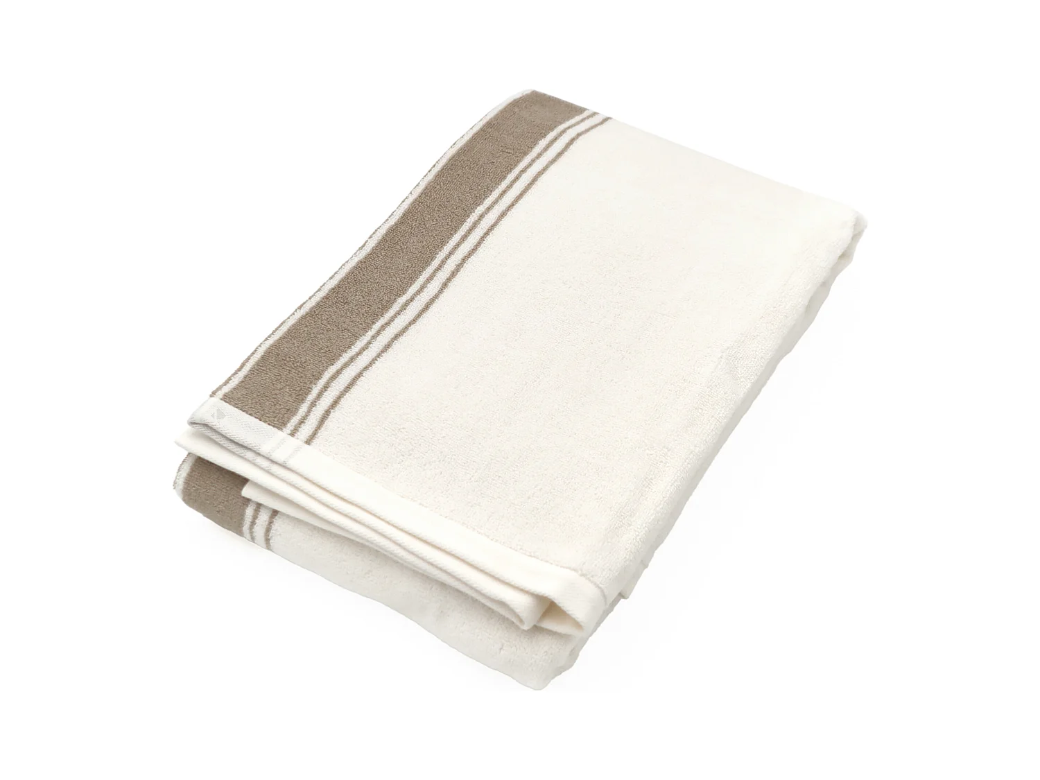Drap de bain 100x150 cm coton RIBBON II beige