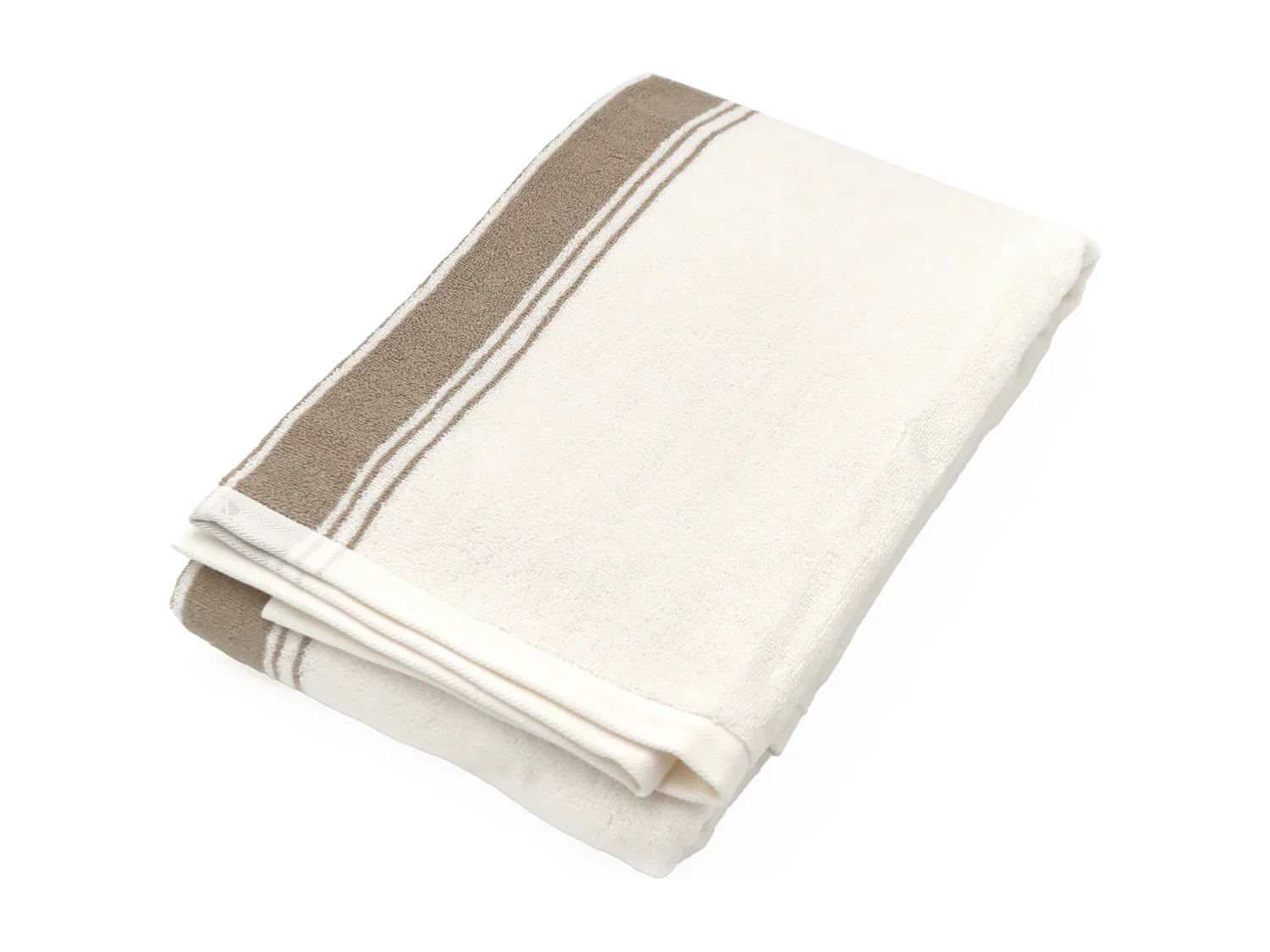 Drap de bain 100x150 cm coton RIBBON II beige