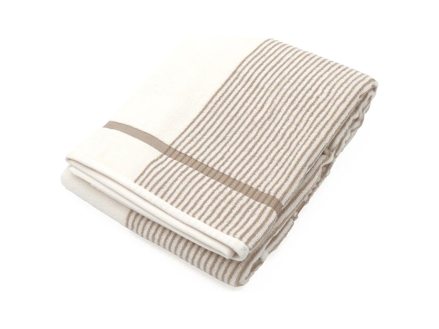 Drap de bain 100x150 cm coton RIBBON beige