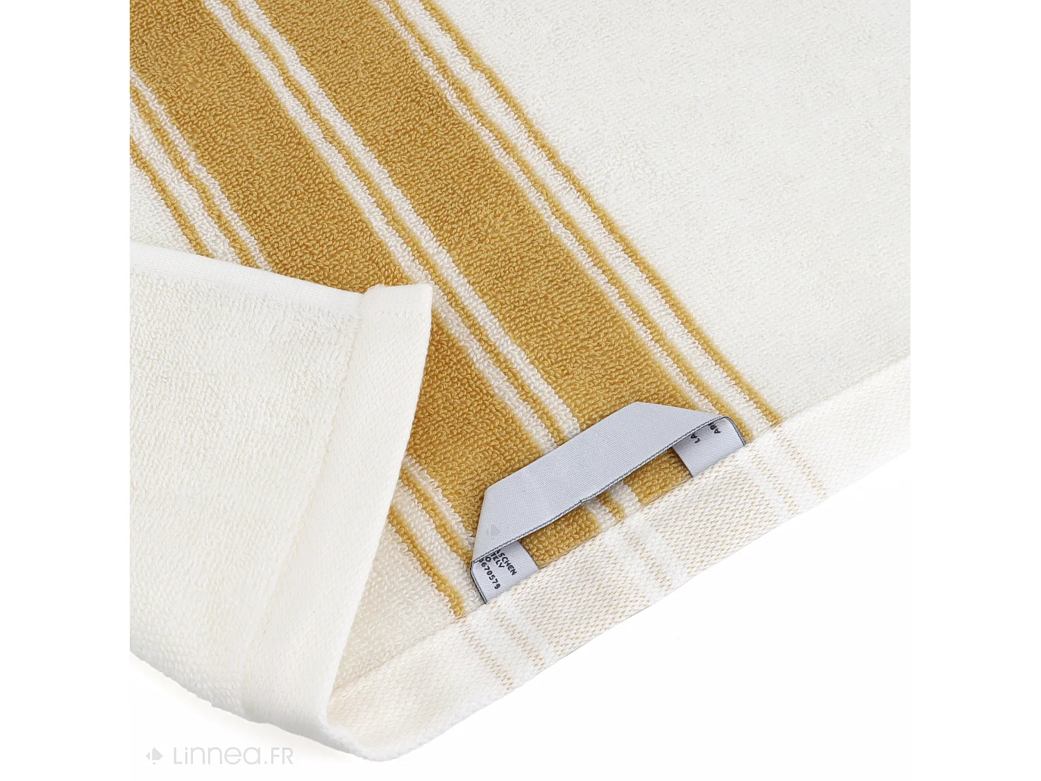 Drap de bain 100x150 cm coton RIBBON II jaune