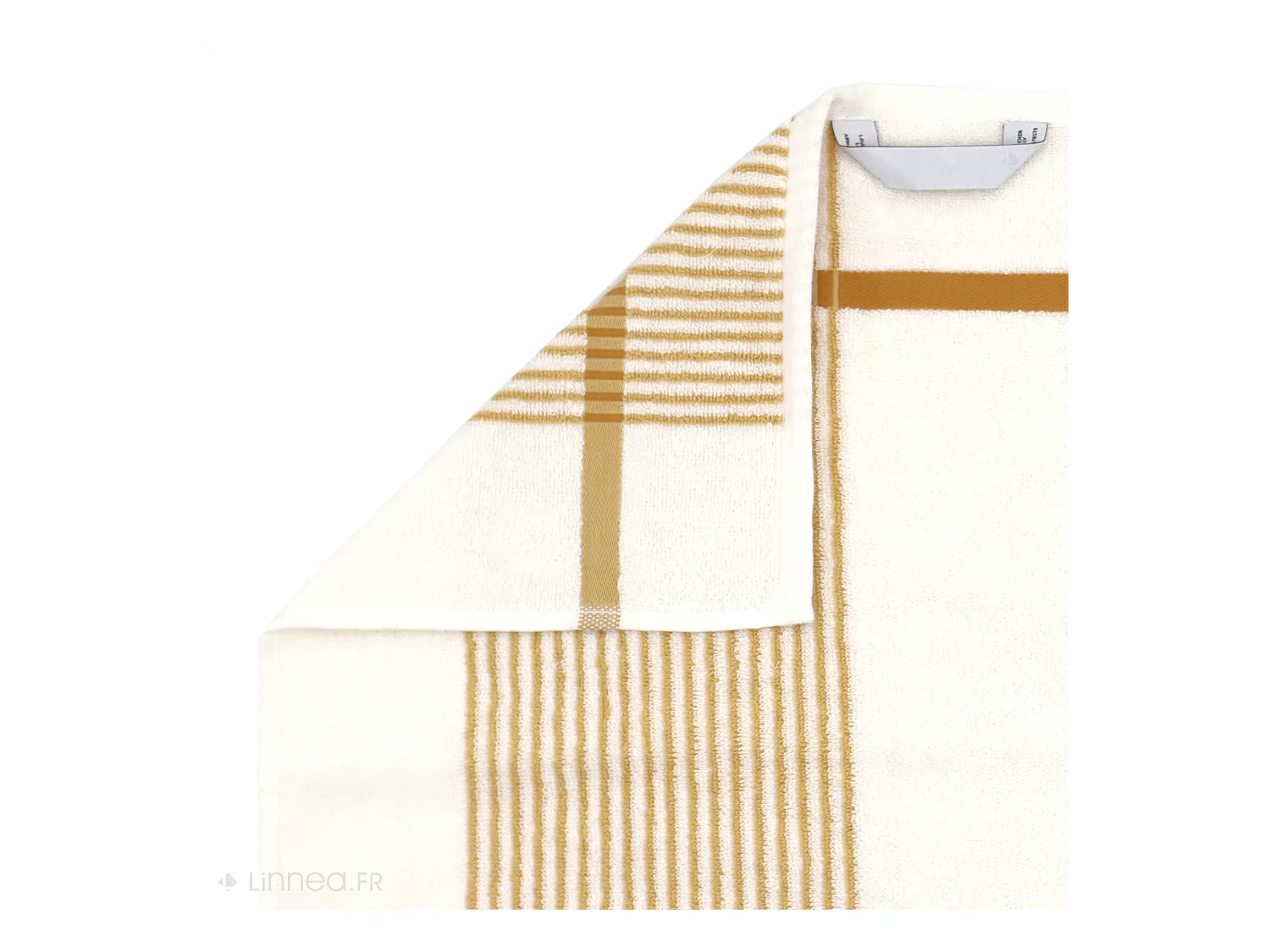 Drap de douche 70x140 cm coton RIBBON jaune