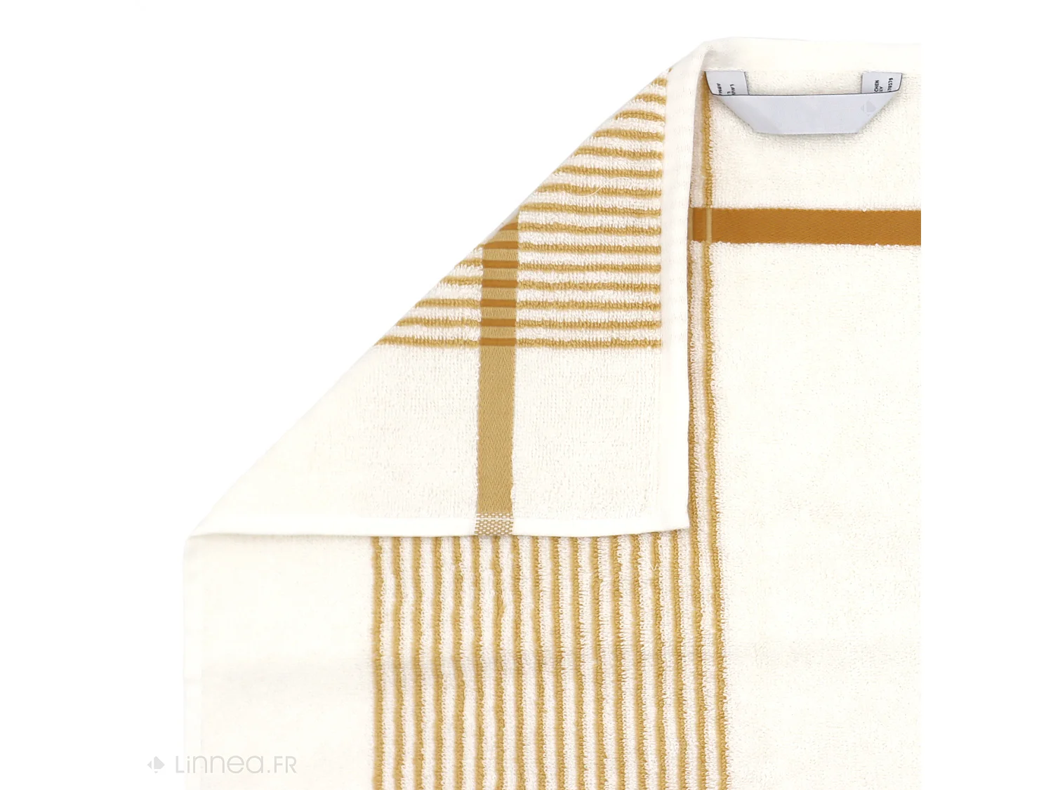 Drap de douche 70x140 cm coton RIBBON jaune