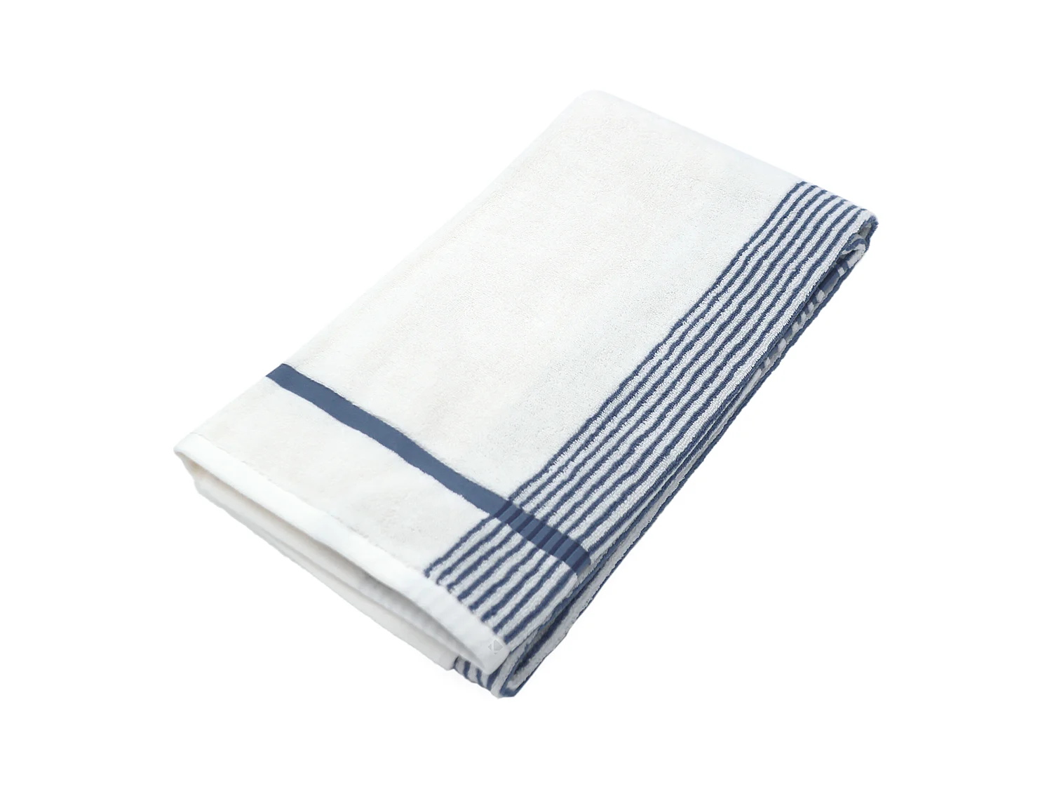 Drap de douche 70x140 cm coton RIBBON bleu