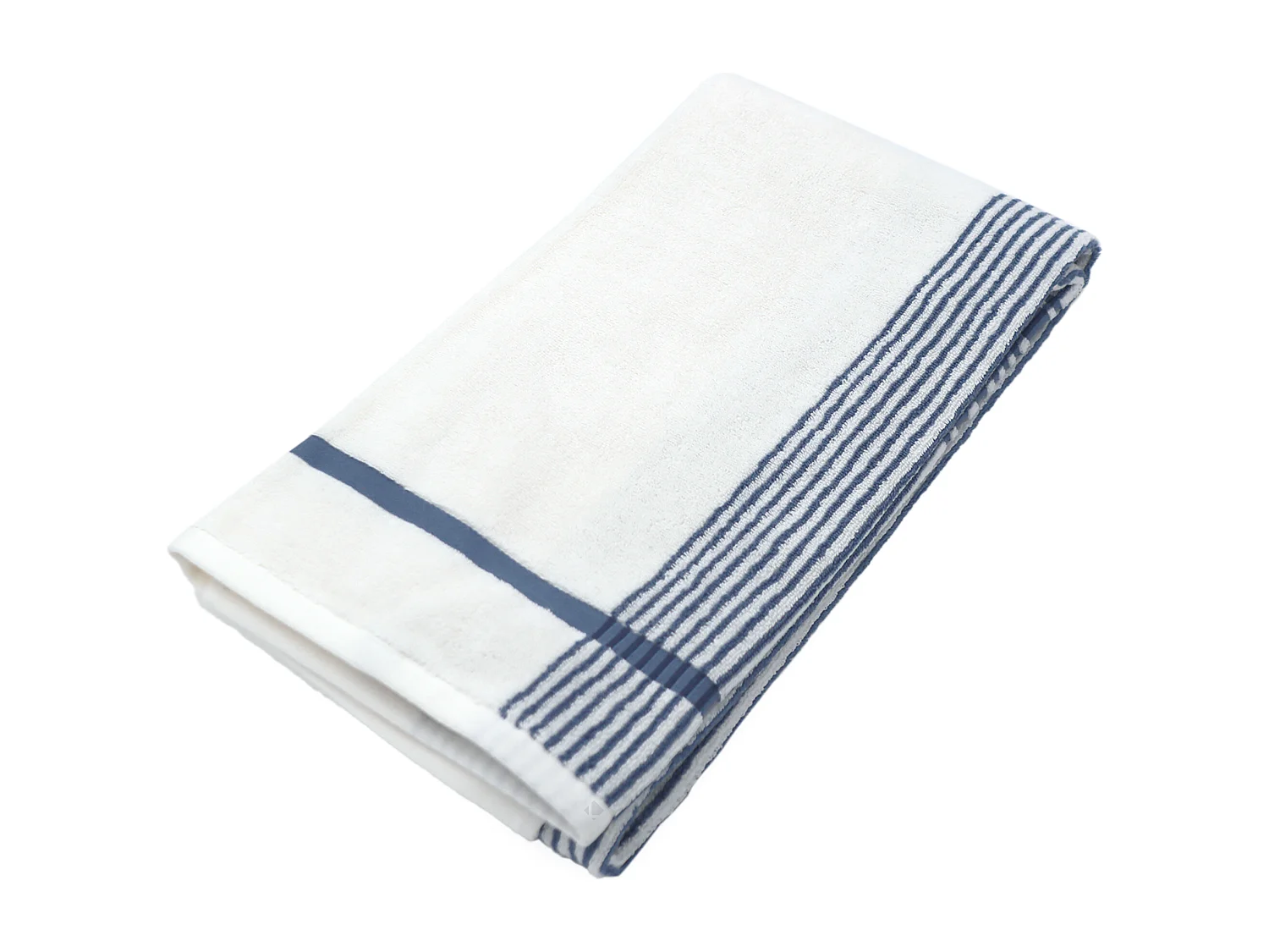 Drap de douche 70x140 cm coton RIBBON bleu
