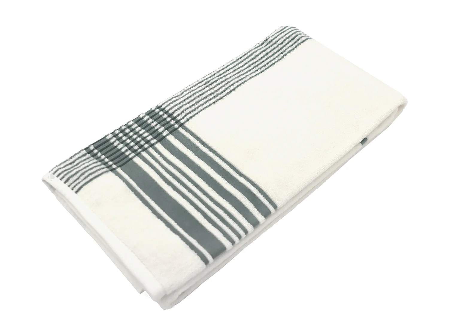 Drap de douche 70x140 cm coton RIBBON vert