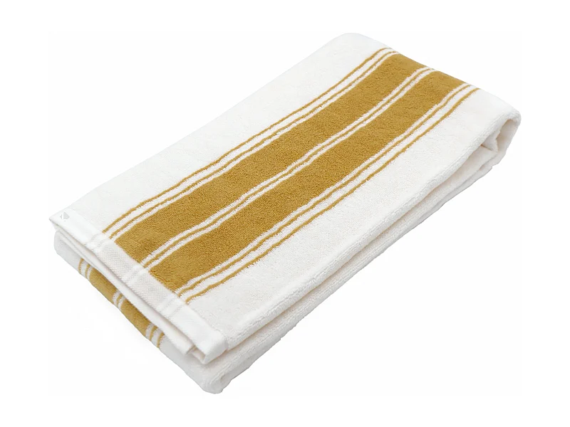 Drap de douche 70x140 cm coton RIBBON II jaune