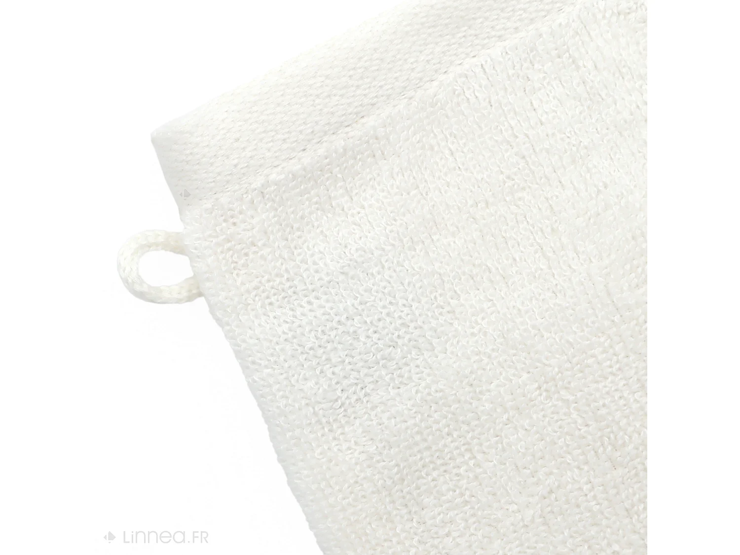 Lot de 2 gants de toilette 16x21 cm coton RIBBON II bleu