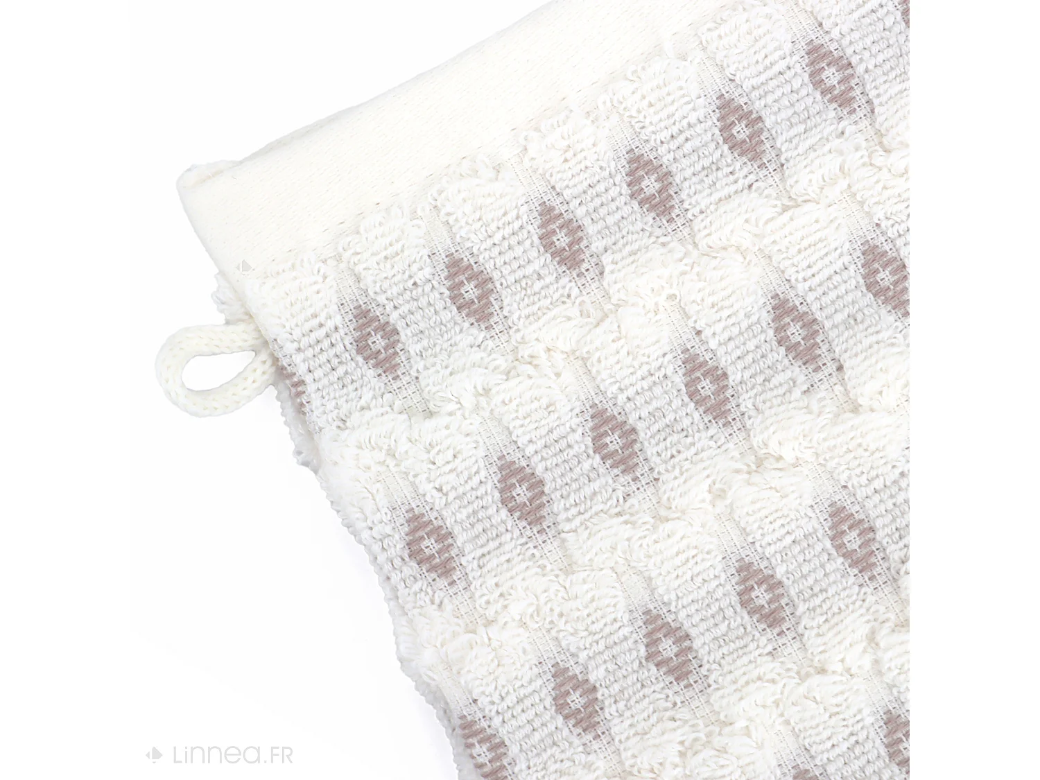 Lot de 2 gants de toilette 16x21 cm coton ESSENTIAL vert